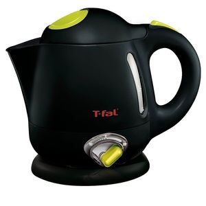 Tefal black and lime tea kettle
